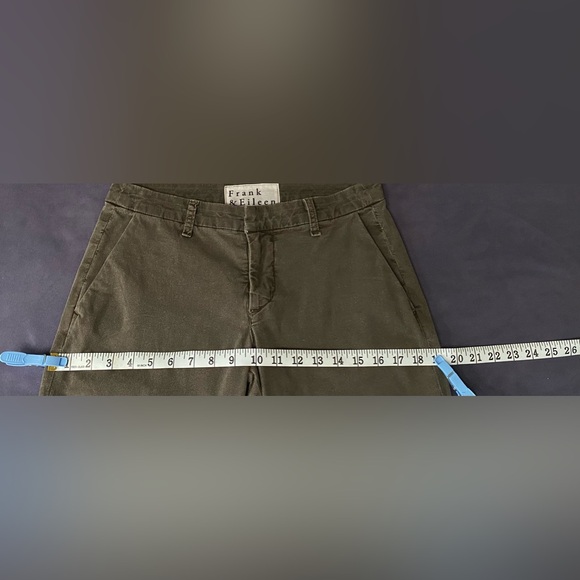 Frank & Eileen WICKLOW The Italian Chino Performance Twill Size: 4 CHOCOLATE - Picture 14 of 16